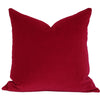 Lipstick Red Velvet Pillow