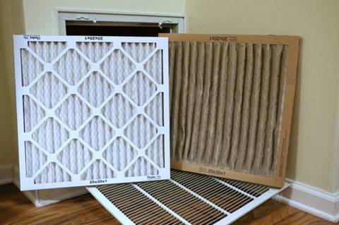 Clean vs Dirty HVAC Filter