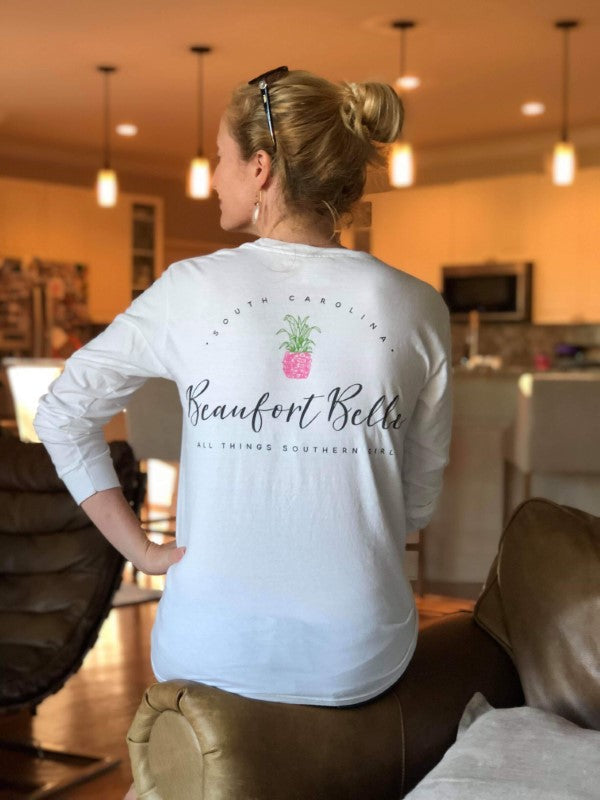 Beaufort Belle Co. Signature Pineapple Tee-Comfort Colors