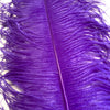 Ostrich Wing Feather Plumes 50-55cm (20-22") - Purple ((SECONDS))