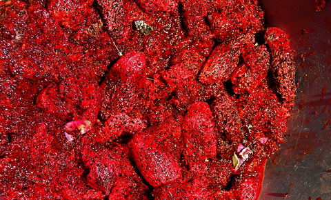 freshly picked saguaro fruit