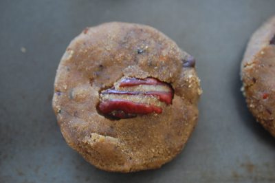 acorn chocolate chip cookie with pecans