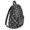 Backpack Baby Diaper Bag - Black with Pink Polka Dot L