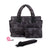 Tote Baby Diaper Bag - Black Camouflage M