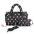 Tote Baby Diaper Bag - Black with Pink Polka Dot M