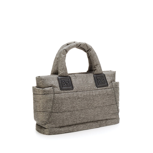 Tote Baby Diaper Bag - Heather Gray M