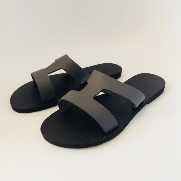Greek salad sandals - grey
