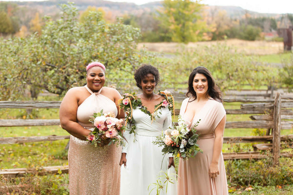 Henkaa convertible dresses are perfect for your bridesmaids of all shapes and sizes.