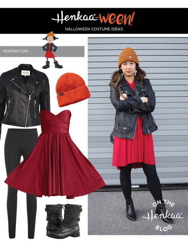 Henkaa Convertible Dress used as Spinelli from the show Recess Halloween Costume, great cosplay costume that you can wear again.
