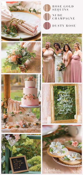 Snapshots from a Dusty Rose wedding