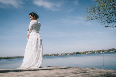 Henkaa Iris Maxi Lace Convertible Wedding Dress
