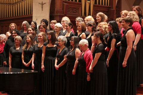 Oriana Women's Choir wearing Henkaa's choir dresses