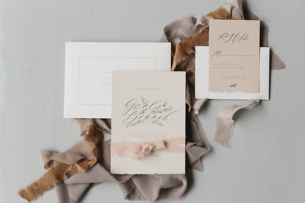 Vintage wedding invitations - a must on the bridal checklist for your wedding day.