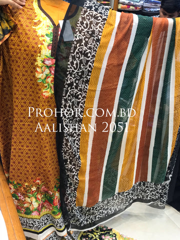 Aalishan Cotton Lawn ID02051 (Pakistani)