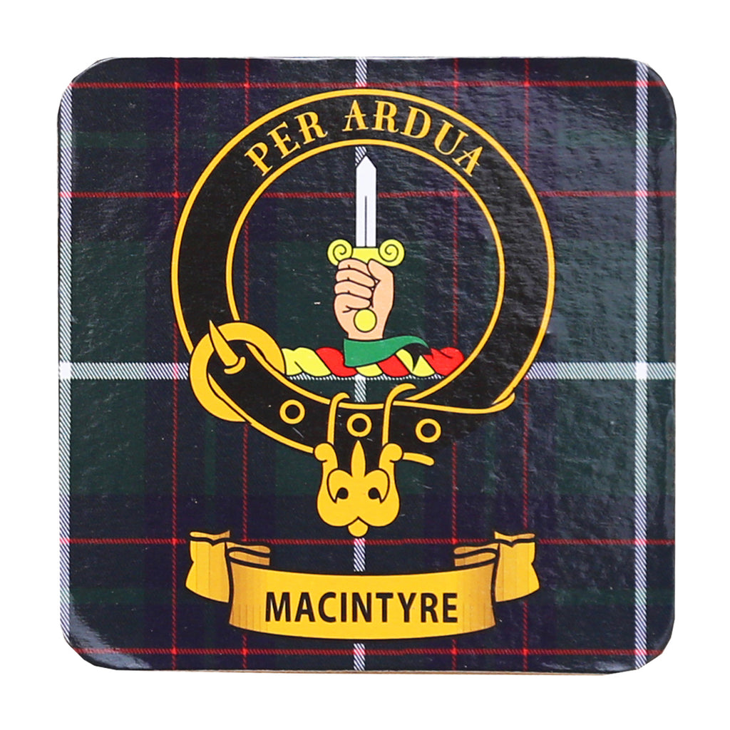 Clan Crest Drink Coaster Macintyre Tartantown Ltd