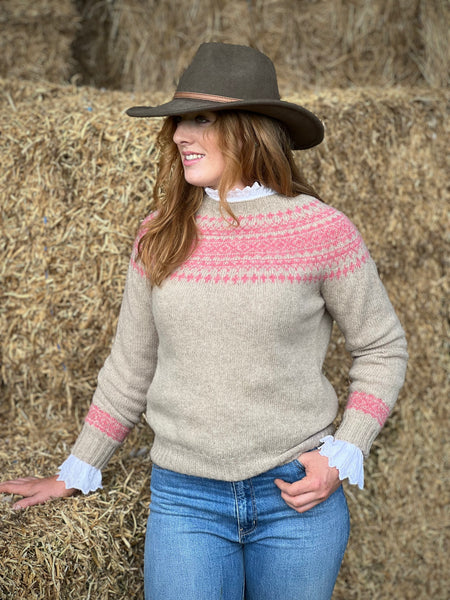 Harley Crossbred Oatmilk & Rosebud Jumper