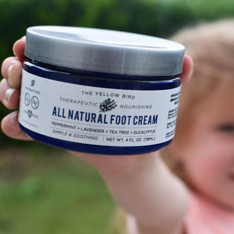 yellow bird foot cream kid safe