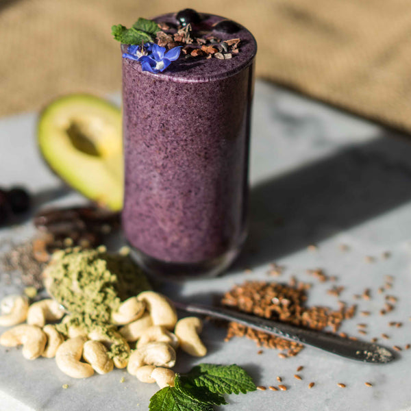 Blueberry Hemp Smoothie