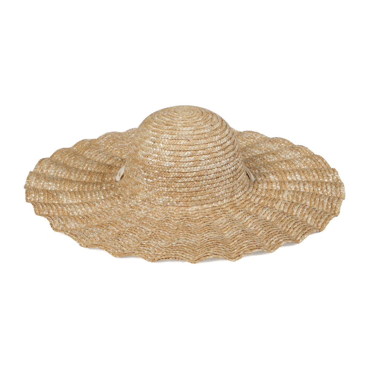 scalloped dolce hat