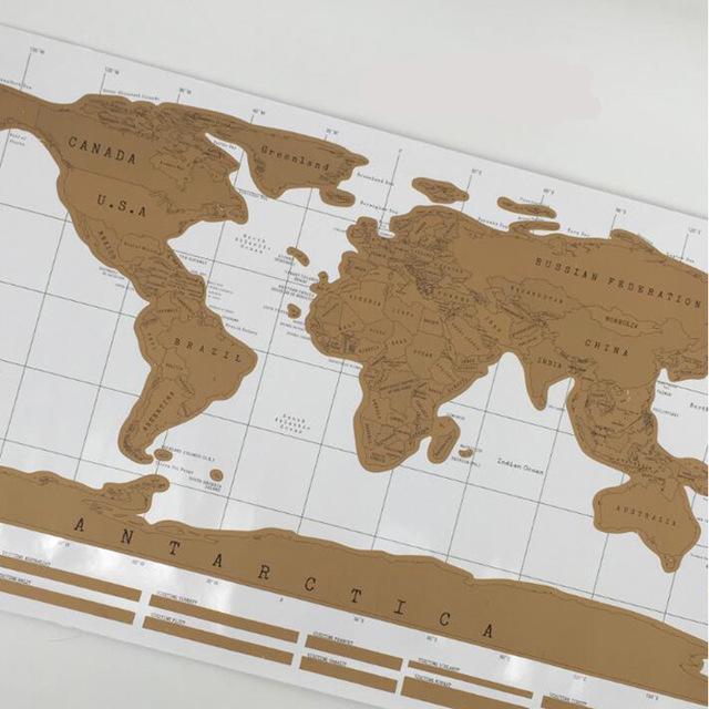 Globetrotter World Map Scratch Off map 