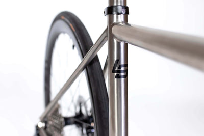Detail image of seat tube graphics