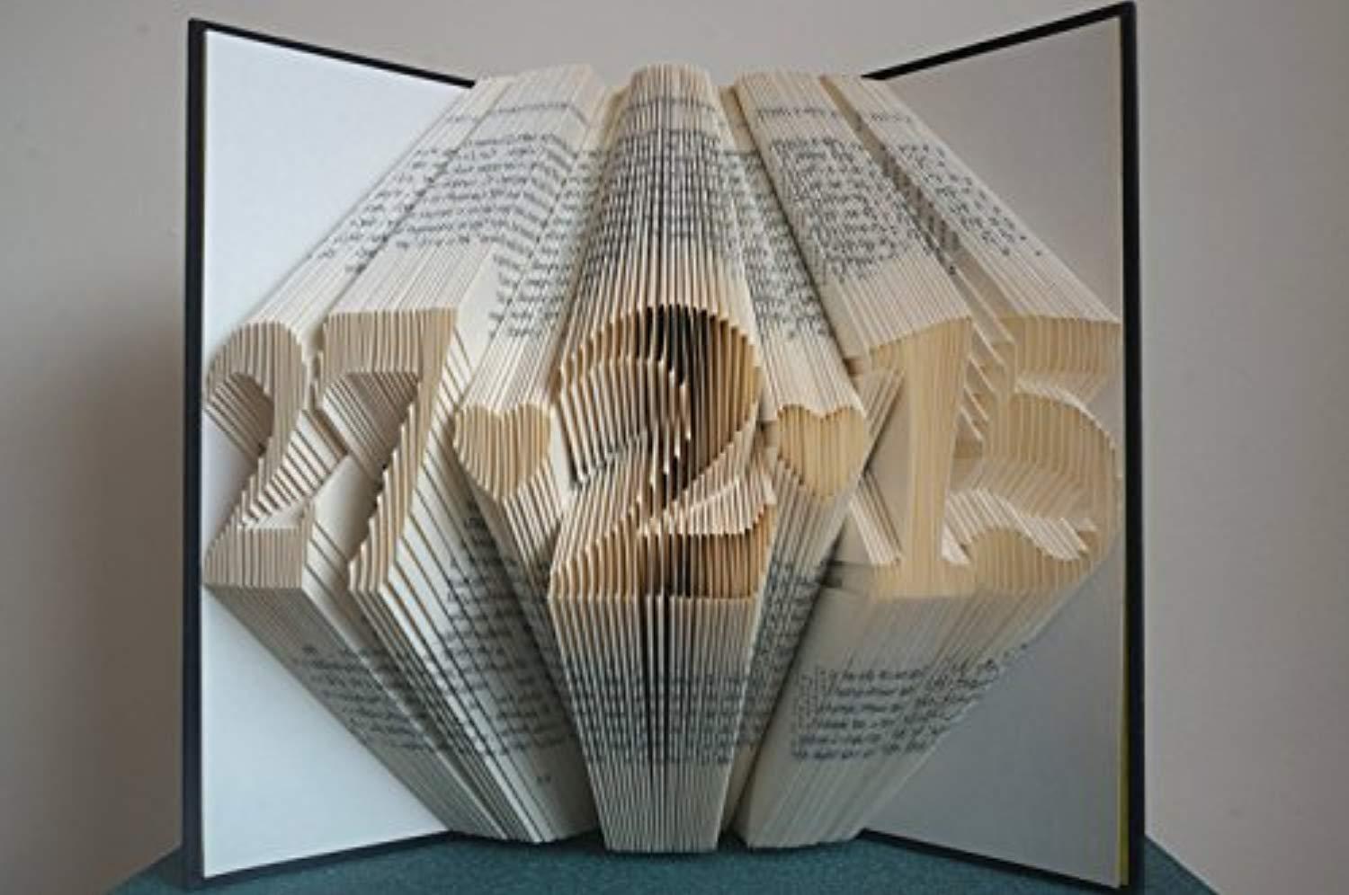 Friend Folded Book Art Sculpture Friend Birthday Present 