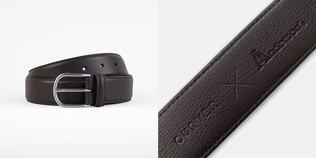 Anderson's Leather Belt Brown