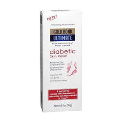Gold Bond Ultimate Diabetic Skin Relief Skin Protectant Foot Cream 3.4 Ounce