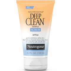 Neutrogena Deep Clean Gentle Scrub Oil Free 4.20 Ounce Each