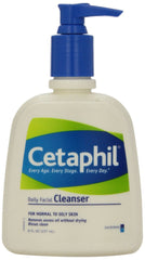 Cetaphil Daily Facial Cleanser For Normal To Oily Skin 8 Ounce