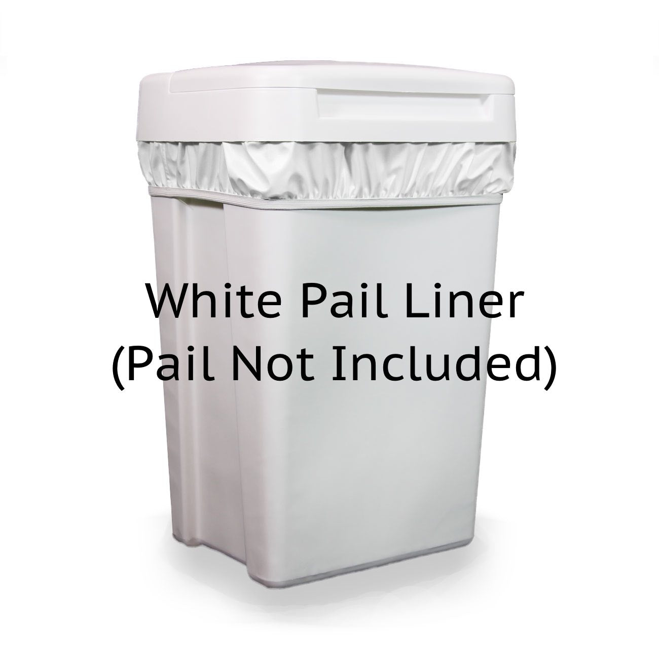 white diaper pail liner