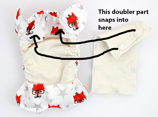 born smart newborn diaper snap in doubler