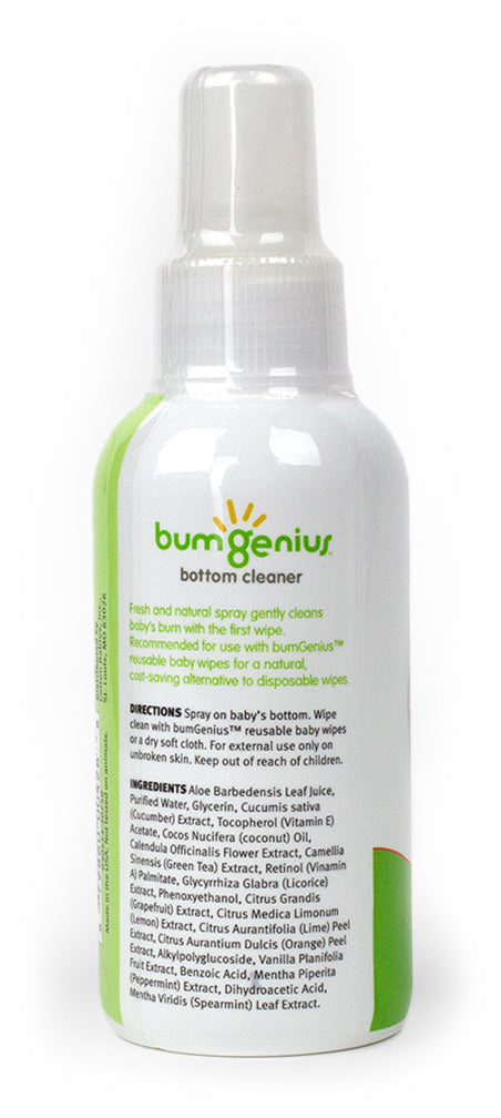 Bum Genius bottom cleaner label