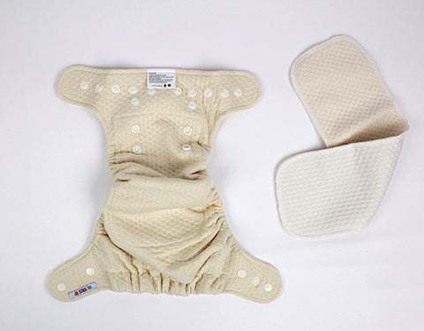 bummis organic diaper open