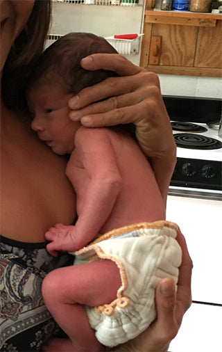 Workhorse diaper on five pound baby newborn