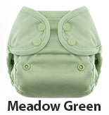 meadow green newborn diaper cover blueberry coverall