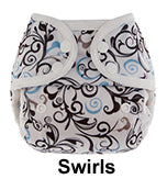 swirls mini coverall