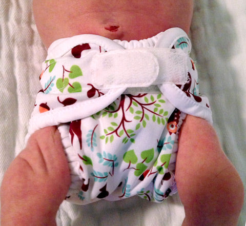 preemie newborndiaper cover on 6 lb baby