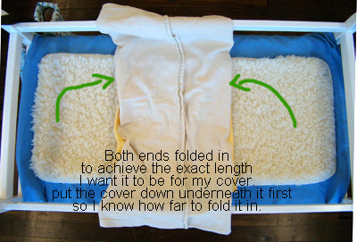 step 2 padfolding flat diaper