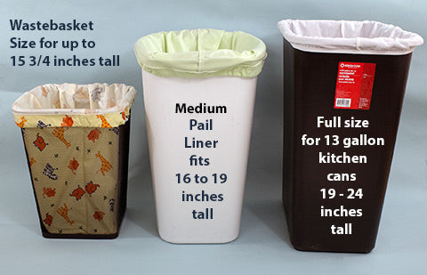 medium pail liner comparison