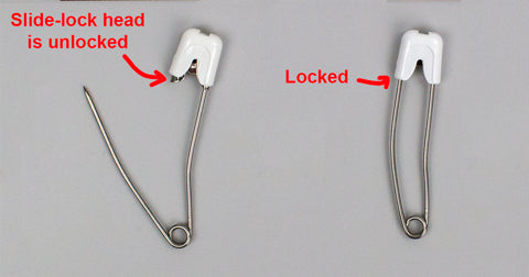 how to use diaper pins