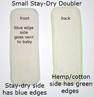 stay dry doubler front and back