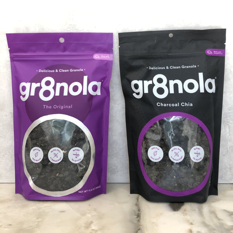 Gr8nola Charcoal Chia Brand Concept