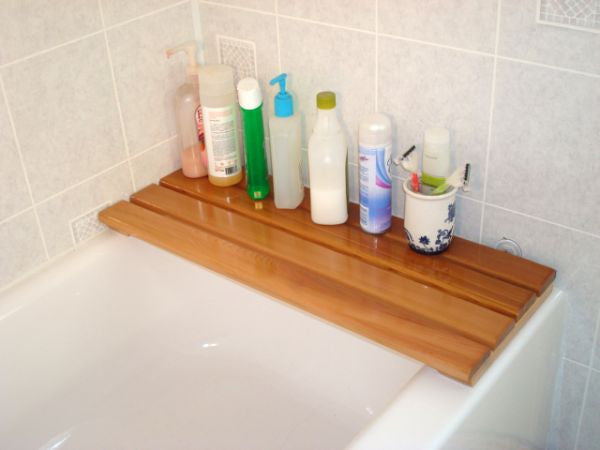 cedar bath bench