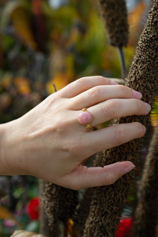 Bague Cosmo opale rose Audrey Langlois Paris