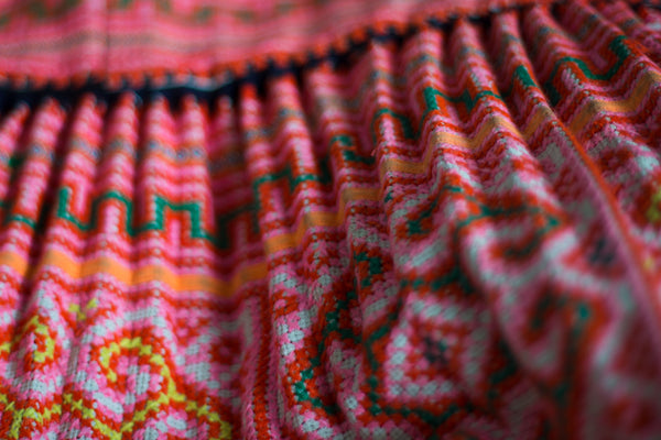 Embroidered hill tribe fabric | Thailand
