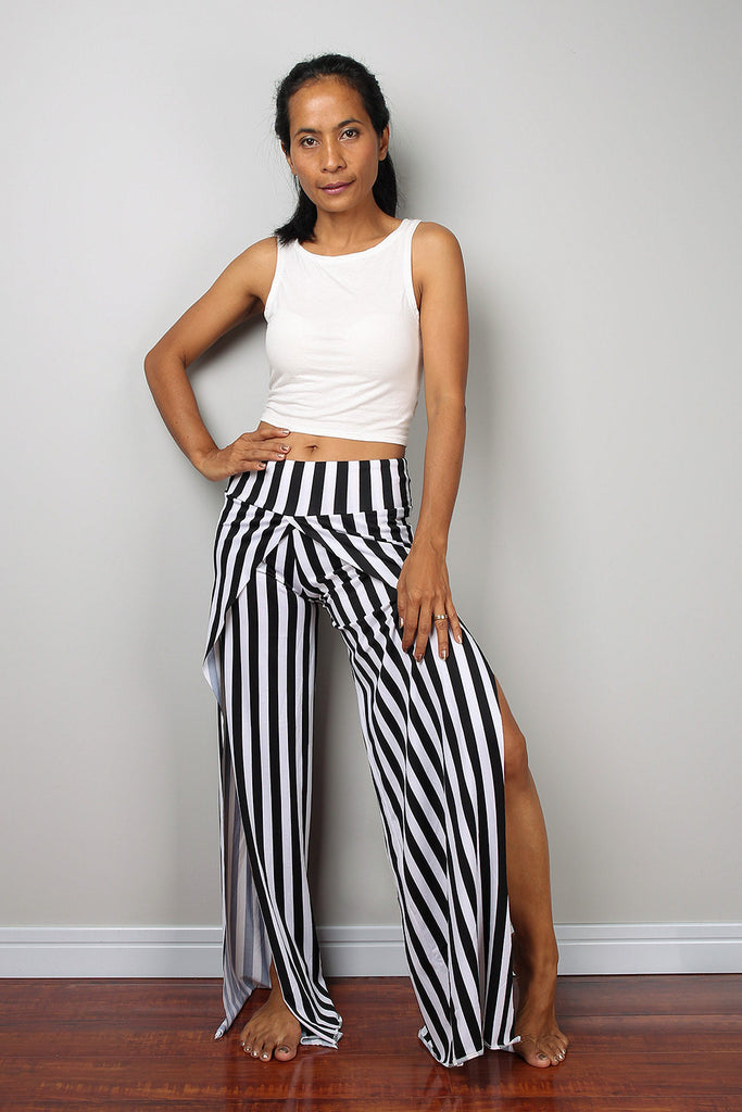 trendy striped pants