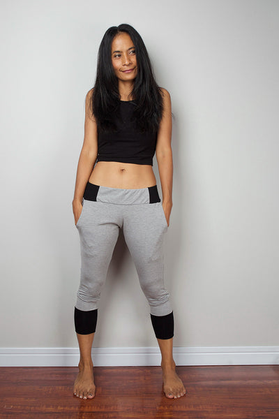 light grey yoga pants