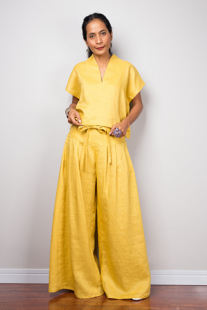 wide leg summer pants