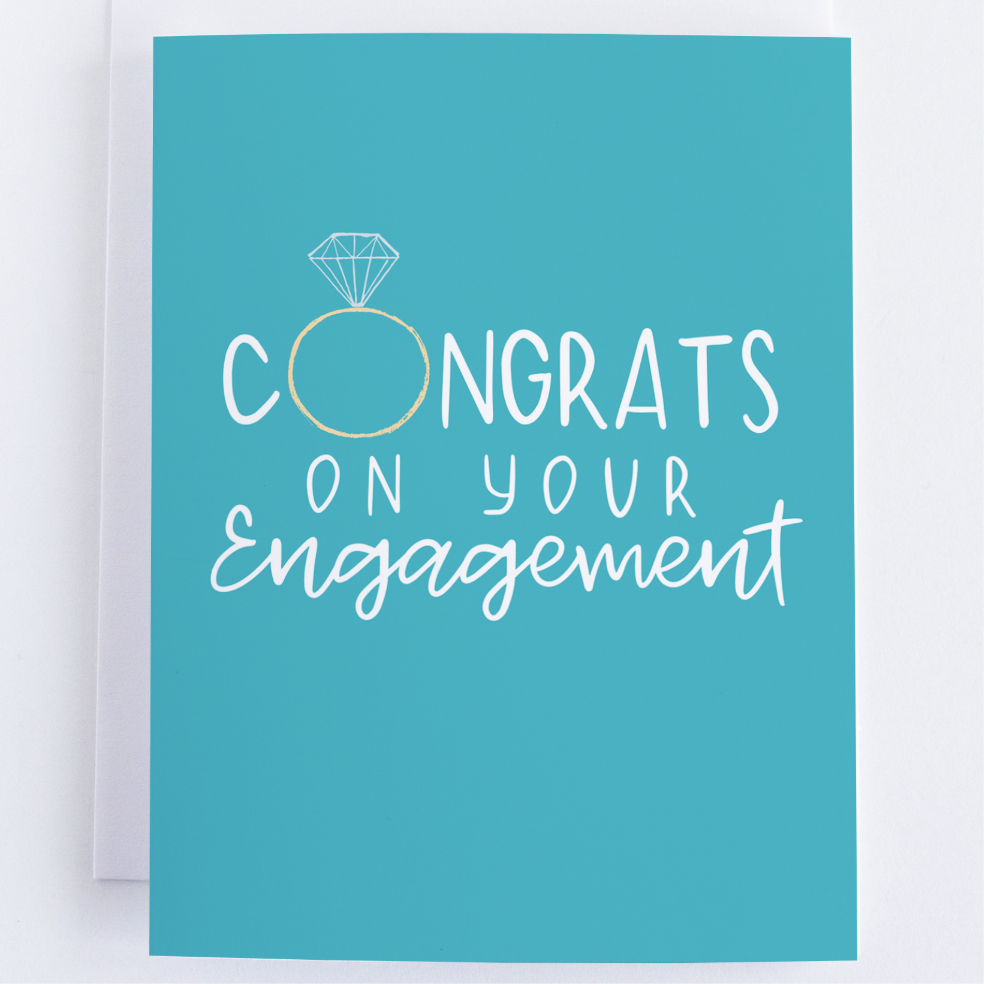 Congratulations Card: Congratulations On Your Engagement, Diamond ...